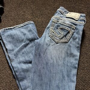 Silver jeans